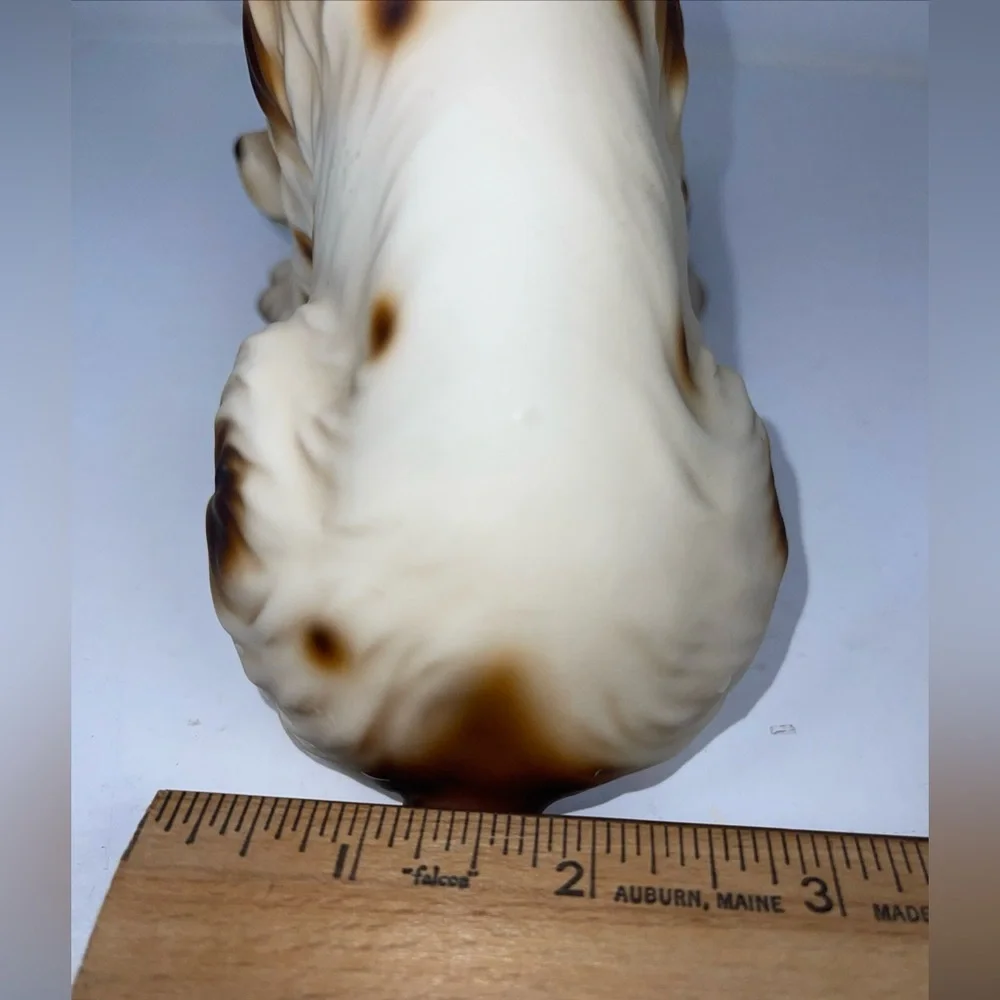 Harvey Knox Vintage rare all ceramic springer spaniel‎ dogs figurine-mid century